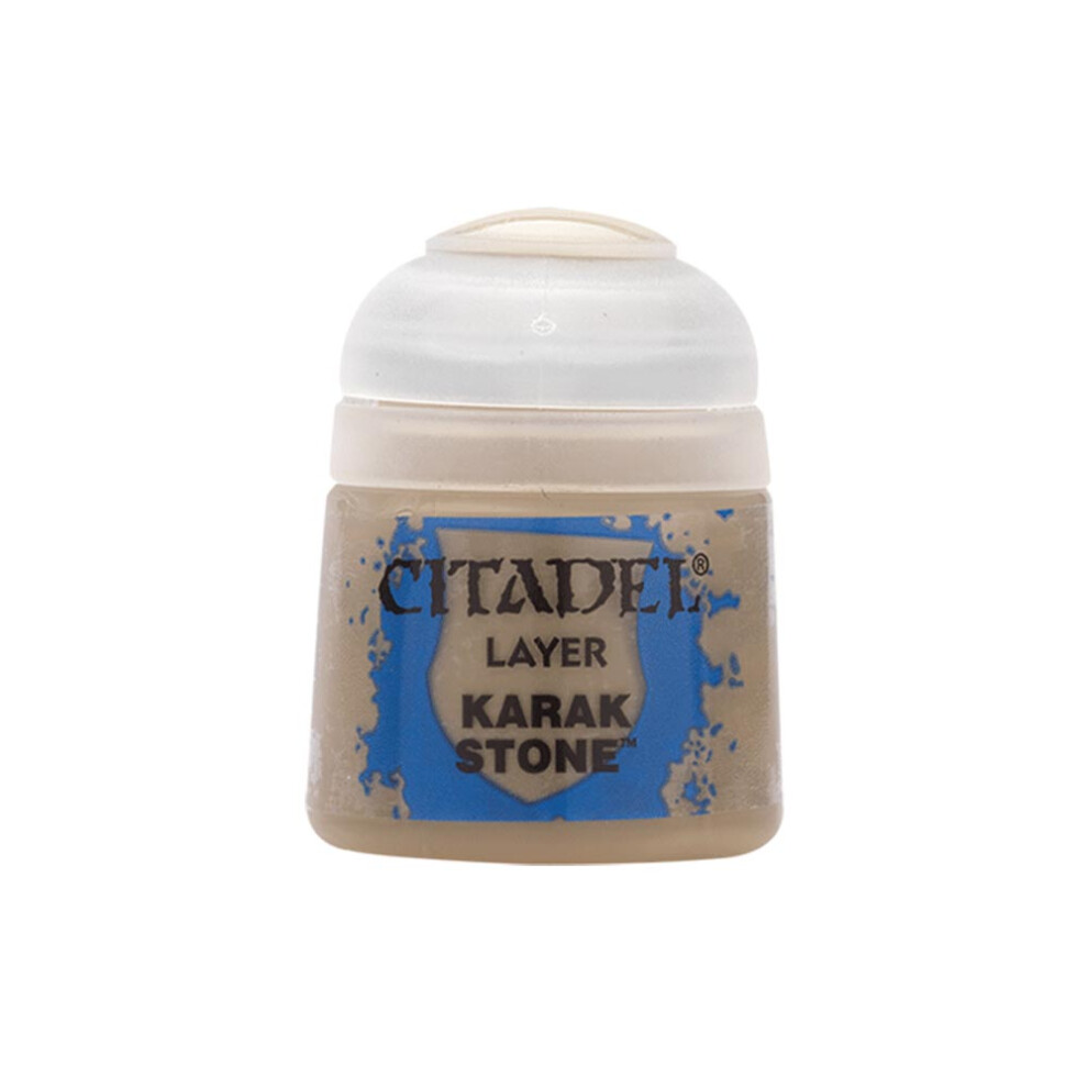Games Workshop Citadel Layer Paint: Karak Stone 12Ml Warhammer 22-35