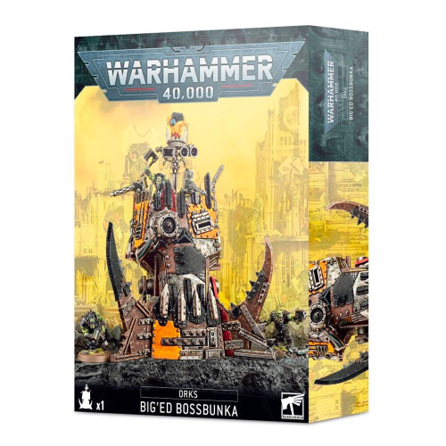 Warhammer Games Workshop Warhammer 40k Orks: Big 'Ed Bossbunka 50-45 - Tabletop Miniatures Wargame