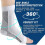 (S M) Neuropathy Compression Ankle Arch Support Socks Sports 4