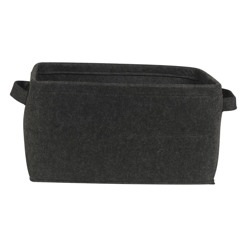 Urbn Living (1) 1/2 Large Felt Storage Basket Hamper Laundry Bag