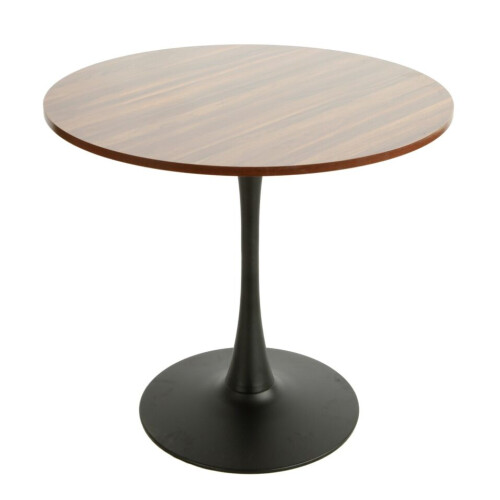 URBN Living (Oak) 80cm Modern Round Wooden Dining Dinner Side Table 2
