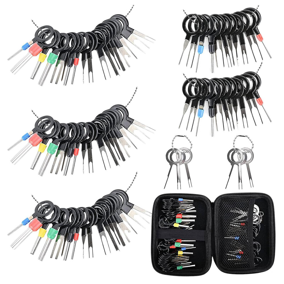 82Pcs Terminal Extractor Removal Tool Kit Depinning Key Tool Set For Car Household Devices, Wire Co 4814698464862