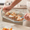 (Rectangular with Handles) 2.75/3L Glass Serving Tray Rectangular 3