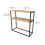 URBN Living (Pine) 90cm Console Table Free Standing With Metal Frame 5