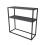 URBN Living (Anthracite) 90cm Console Table Free Standing With Metal Frame 3