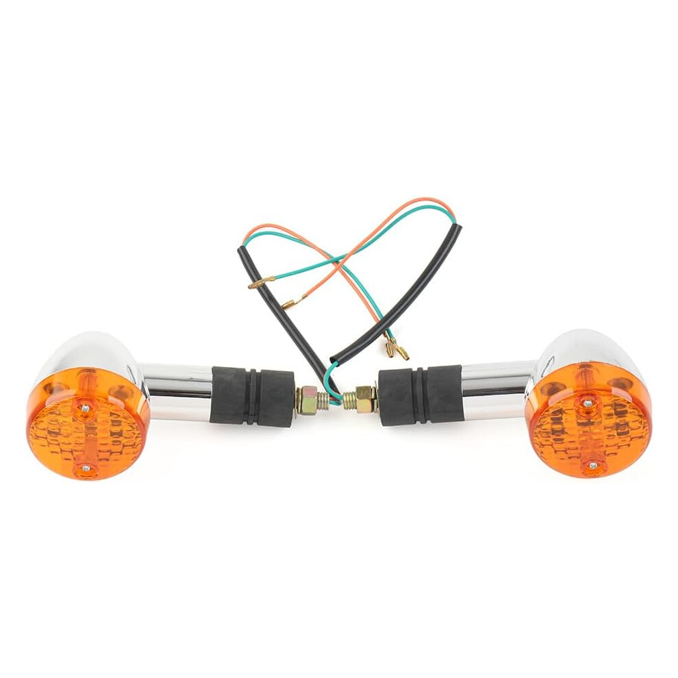 Fsfy Motorcycle 2Pcs Universal Turn Signals Lights,Turn Signal Lights Indicators Replacement For Suzuki For Honda 6935462211500