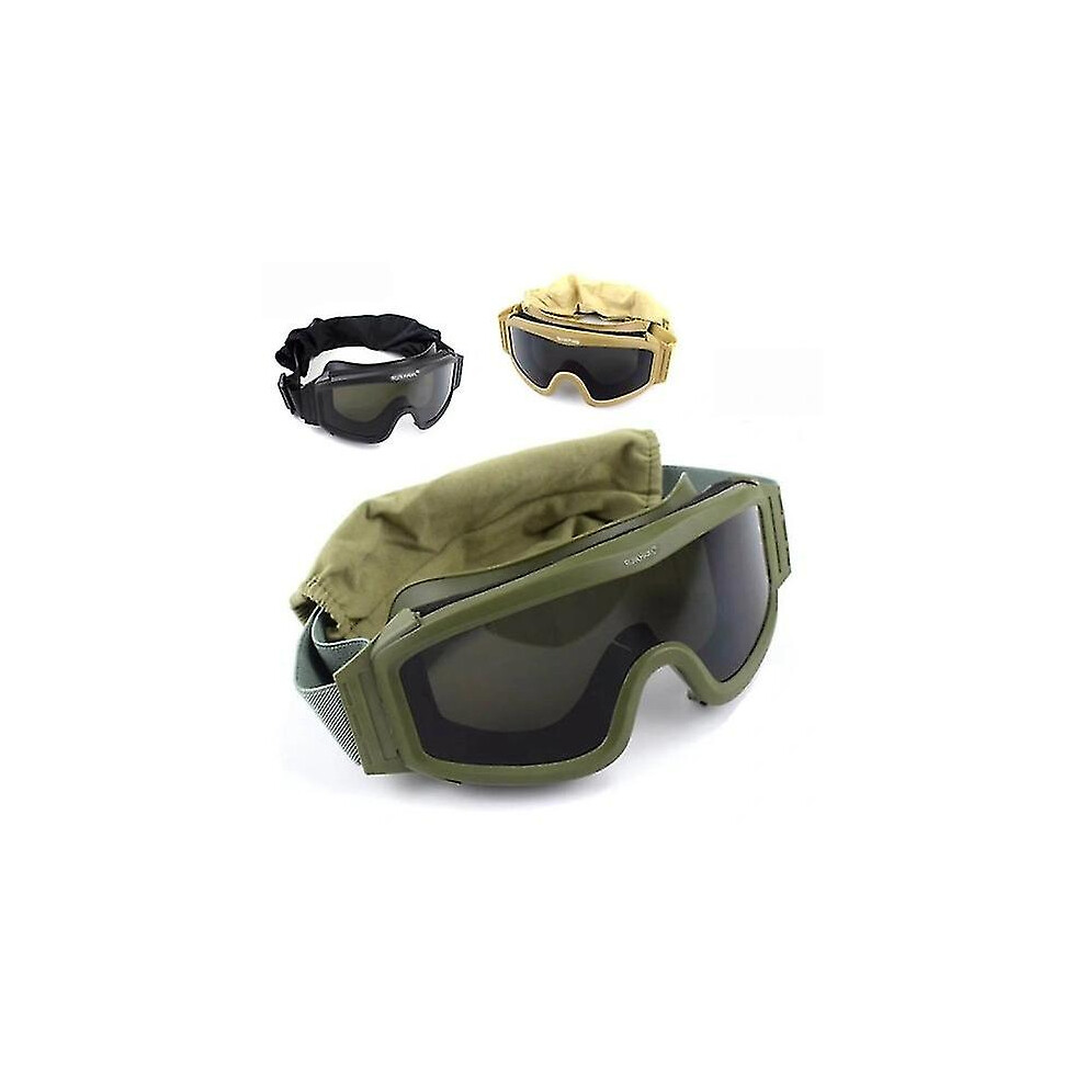 (Black) Tactical Glasses Military Shooting Triple 4814698469102
