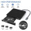 TG30N CD VCD Reader Burner Zebra-stripe Design Laptop Computer External DVD Drive 5