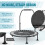 (40 Inch) Foldable Fitness Trampoline with Handle 5