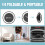 (40 Inch) Foldable Fitness Trampoline with Handle 7