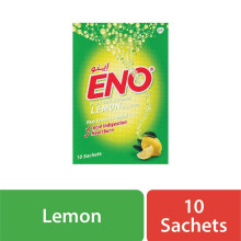 ENO Lemon Flavour Sachets 5g 10's - Fast Effective Relief From Indigestion & Heartburn