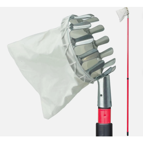 Apple Fruit Picker Pole Telescopic Handle Basket Garden Tree Catcher