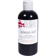 Scola Black Indian Drawing Ink Water Based Artist Pigment 300ml