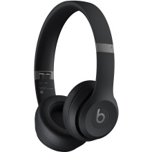 Beats Solo 4 Wireless On-Ear Headphones - Matt Black | 50h Battery, Spatial Audio with Dynamic Head Tracking, USB-C/3.5mm Lossless