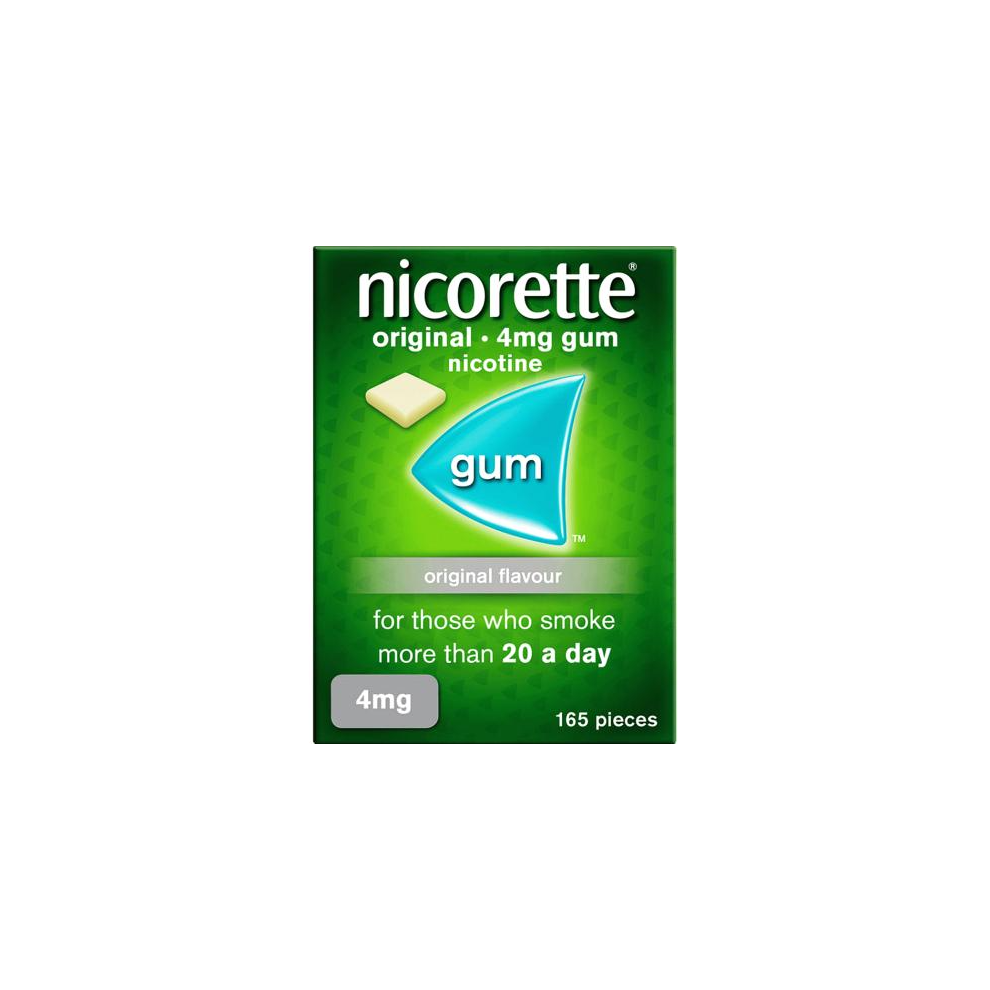 Nicorette Gum 4mg Original flavour 165 pieces