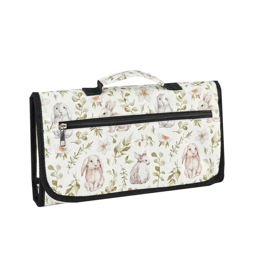 (Rural rabbit) New 3 in 1 Waterproof Changing Pad Diaper Travel Multifunction Portable Baby Diaper Cover Mat Clean Hand Folding Diaper Bag
