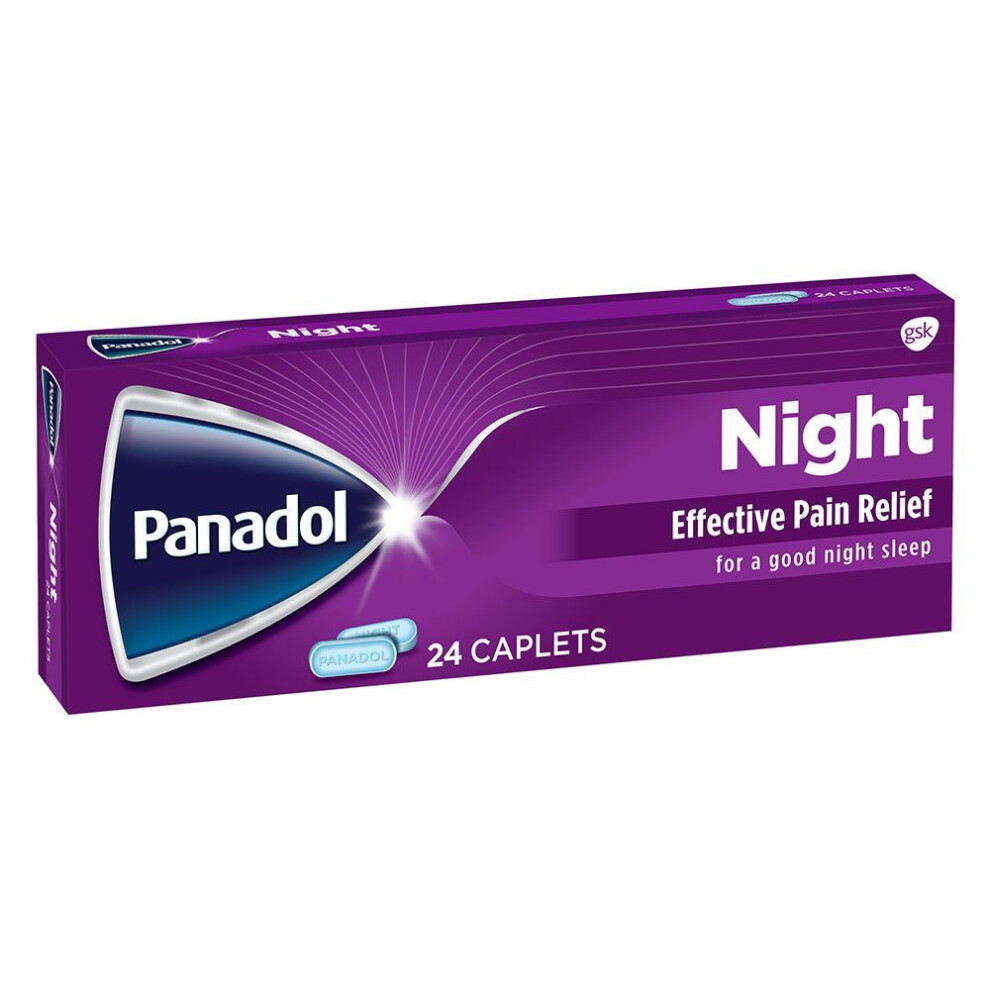 Panadol Night Caplets For Fever & Pain Relief, 24's Caplets-image-OPC-PDW7KN8-NEW