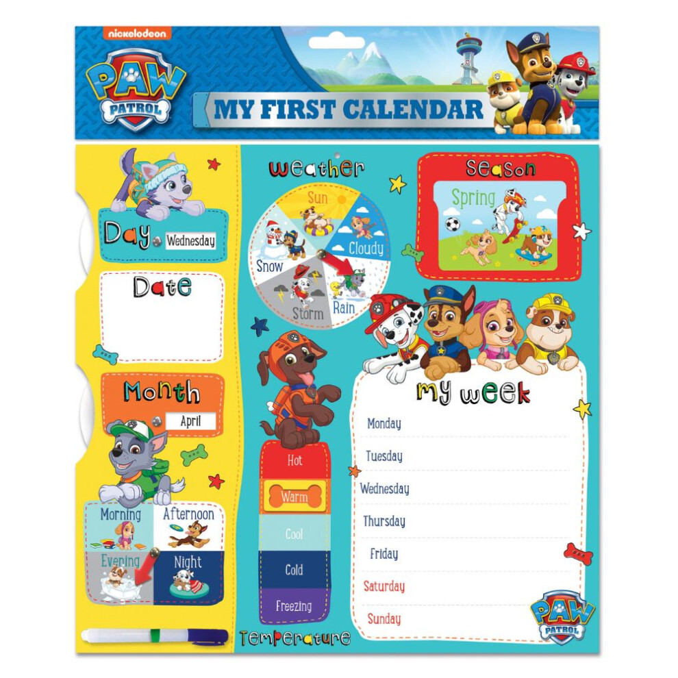 Paw Patrol My First Activity Calendar