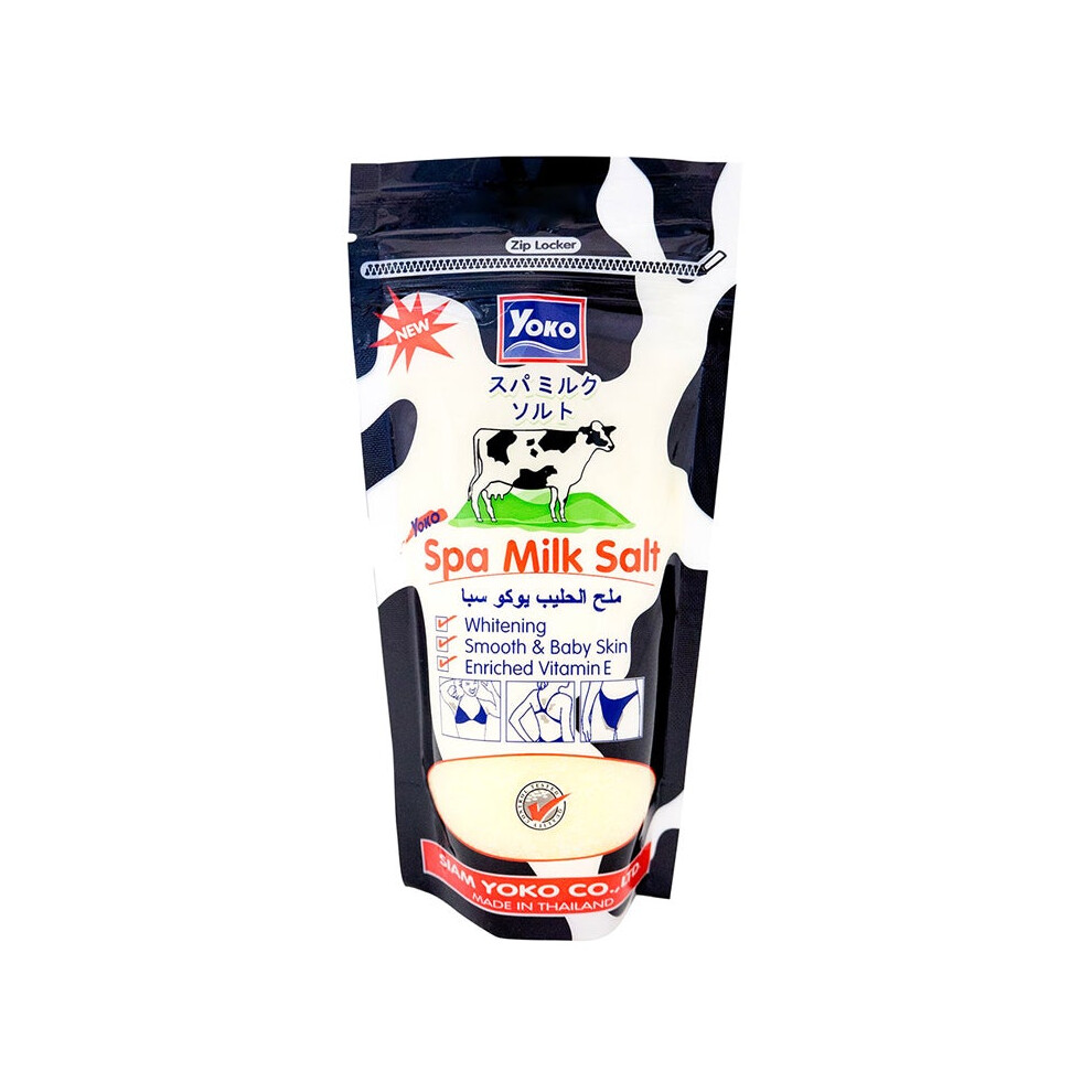 Luxurious Spa Milk Salt - 300g for Deep Exfoliation, Intense Hydration, Smooth, Radiant, Rejuvenated, and Nourished Skin