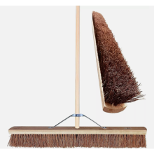 Outdoor Broom with Handle 36" Stiff Large Brush Heavy Duty Warehouse