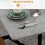 Homcom HOMCOM Drop Leaf Table with Wheels Folding Dining Table for Small Spaces, Grey 5