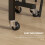 Homcom HOMCOM Drop Leaf Table with Wheels Folding Dining Table for Small Spaces, Grey 4