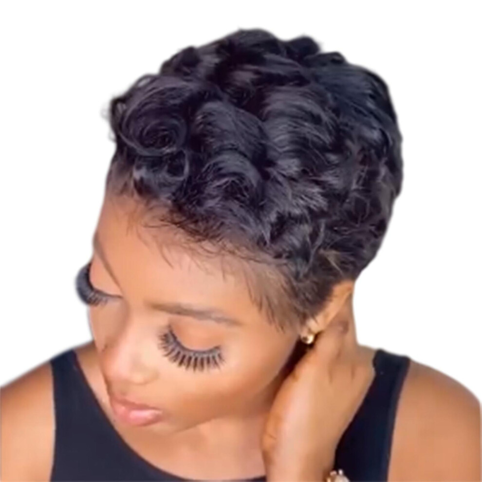2023 New Brazilian Straight Hair 360 Lace Bob Ladies Wig Heat