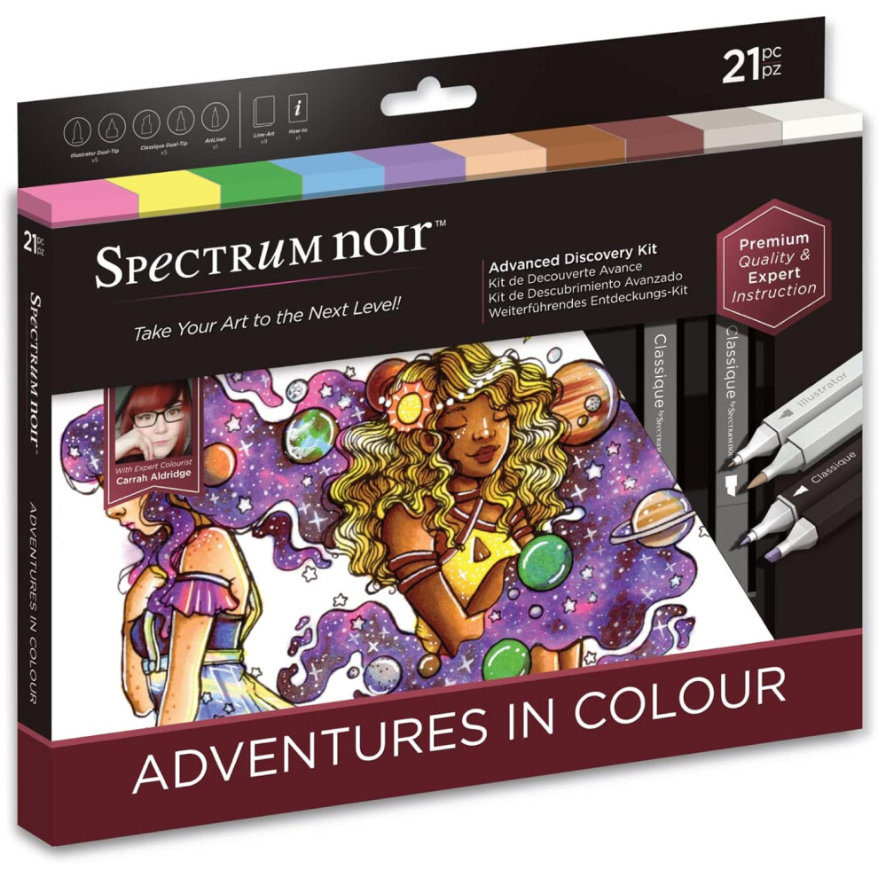 Adult Colouring & Art Sets - Complete Kit -Alcohol Ink Colouring Pen