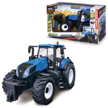 RC-traktori - Maisto Tech R/C - New Holland T8.435 - Mittakaava 1:16 - Väri sininen - 24 GHz