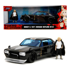 Jada Anime Rides Tokyo Revengers 1971 Nissan 1:24 Diecast Car