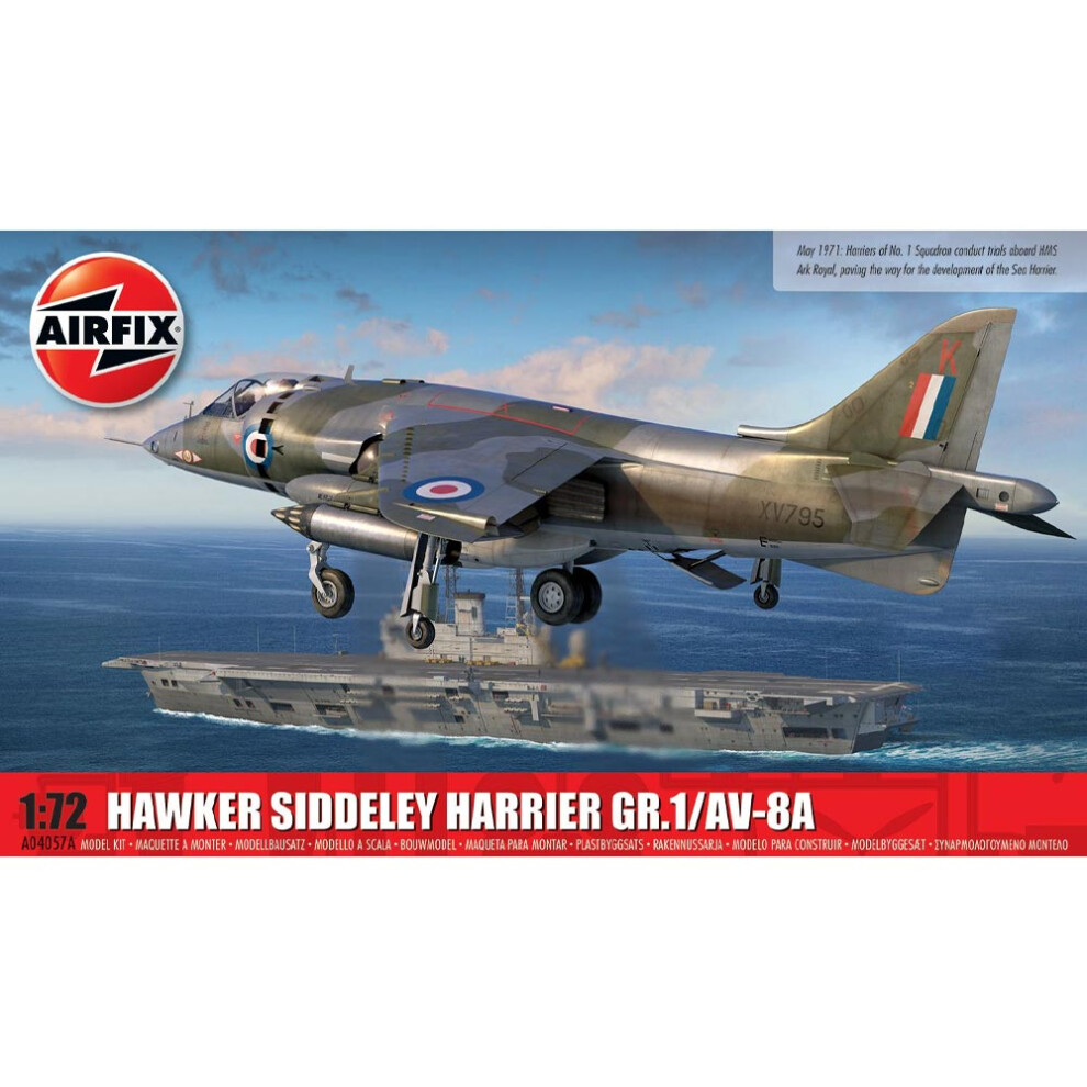 Airfix A04057A Hawker Siddeley Harrier GR.1/AV-8A 1:72 Model Kit