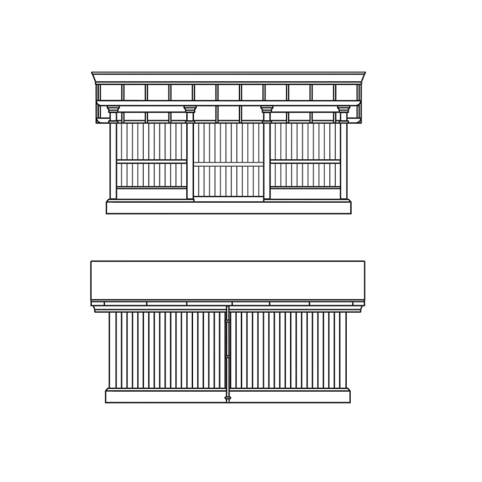 Hornby R7364 South Eastern Railway Platform Shelter 1:76/OO Gauge Building