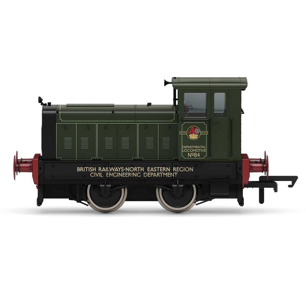 Hornby Loco R3896 BR, Ruston & Hornsby 88DS, 0-4-0, No. 84 - Era 6