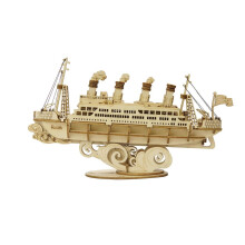 Maqueta de madera Robotime 3D Puzzle Crucero - Rolife - 145 piezas - Para adultos y niños