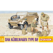 Dragon 75021 DAK Kubelwagen Type 82 German WWII Vehicle 1:6 Plastic Model Kit