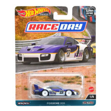 Hot Wheels Porsche 935, Race Day Premium Car Culture 1/5 [Modrá/Bílá]