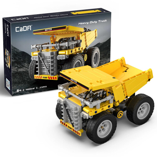 CADA Constructie - Bouwspel - Kiepwagen - 372 stukken - Vanaf 8 jaar