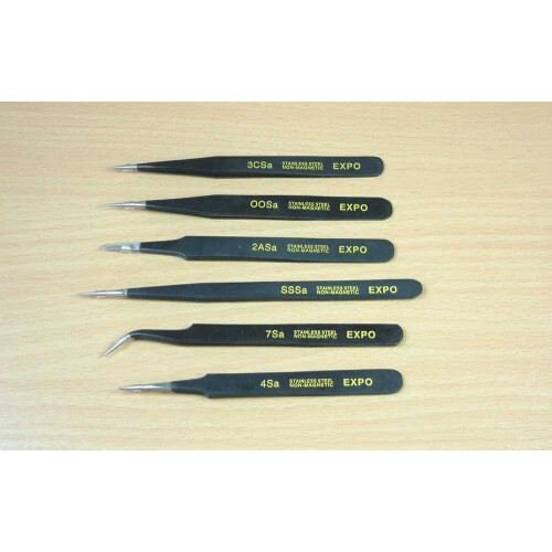 Expo Tools 79032 Expo Professional Tweezer Set