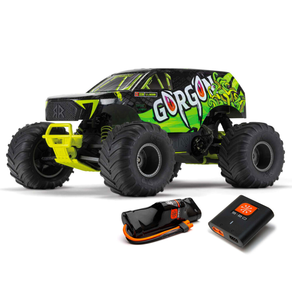 Arrma Gorgon 2WD Monster Truck 1:10 RTR RC Car - Yellow ARA3230ST1