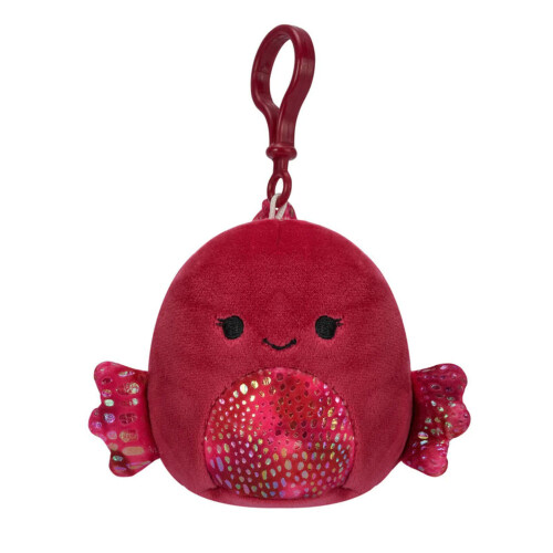 Squishmallows Squishmallows Barella - Raspberry Betta Fish 3.5" Clip-On Plush