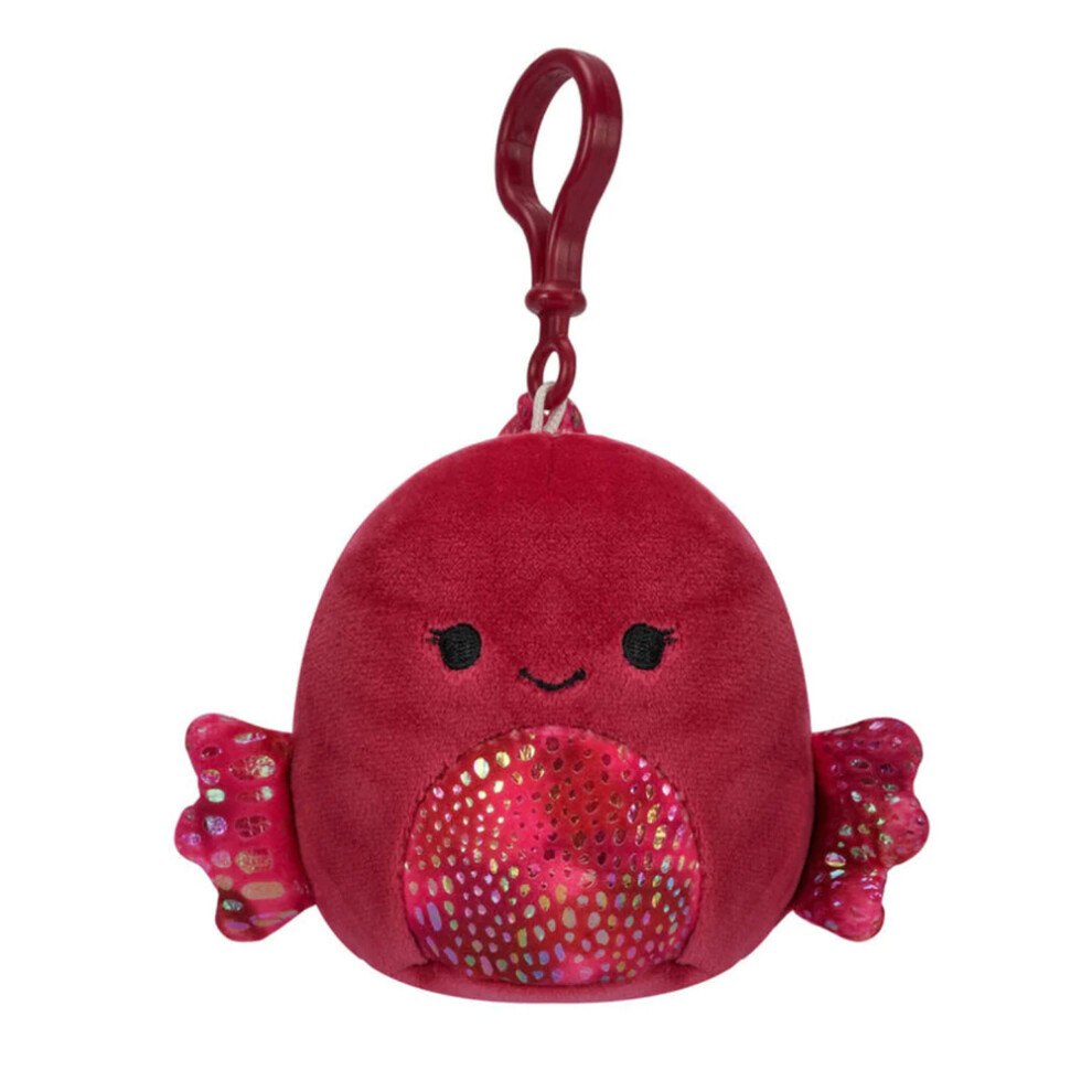 Squishmallows Barella - Raspberry Betta Fish 3.5" Clip-On Plush