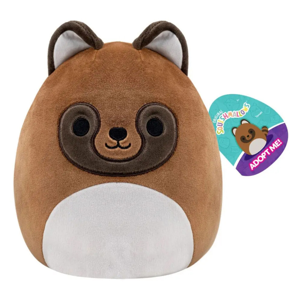 Squishmallows Adopt Me: Tanuki 8" Plush Soft Toy