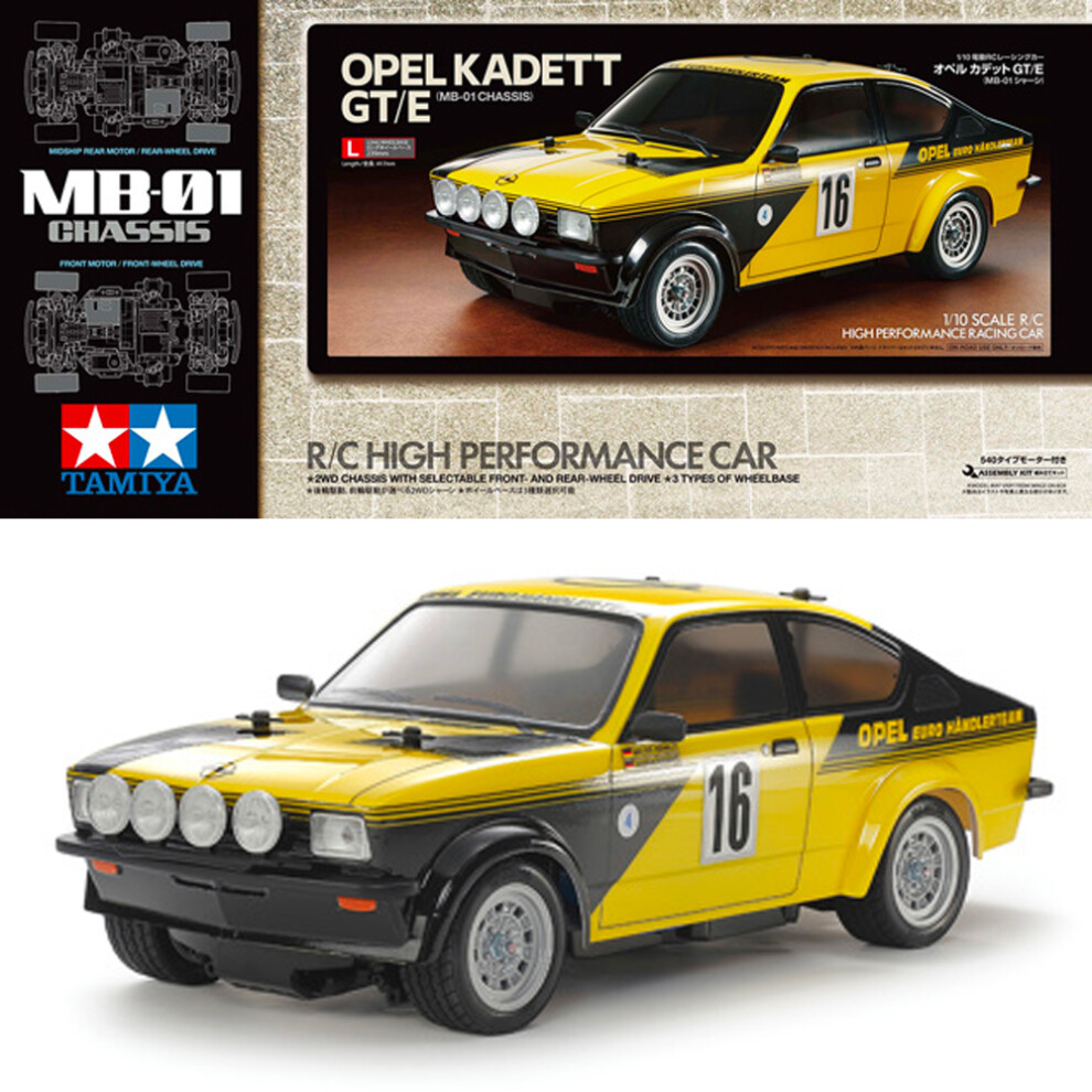 Tamiya RC 58729 Opel Kadett GT/E (MB-01) 1:10 RC Assembly Kit