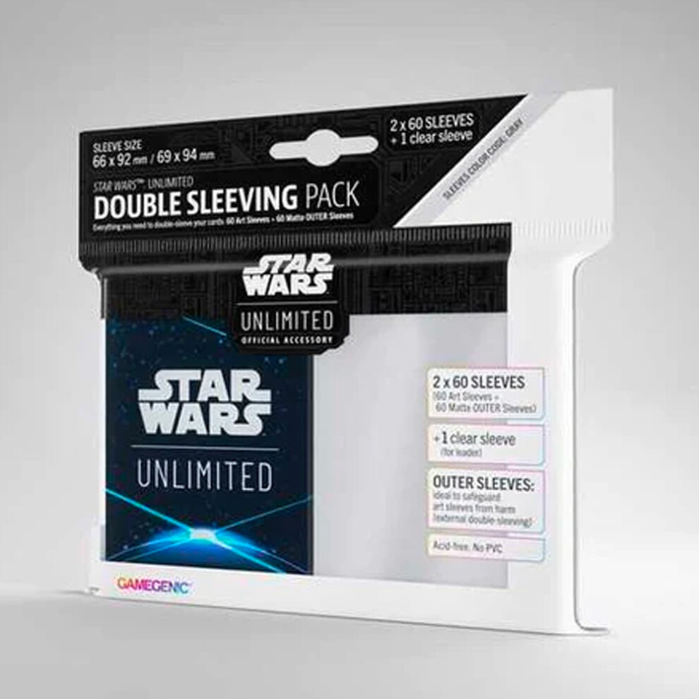 Gamegenic Star Wars: Unlimited Double Sleeving Pack - Space Blue