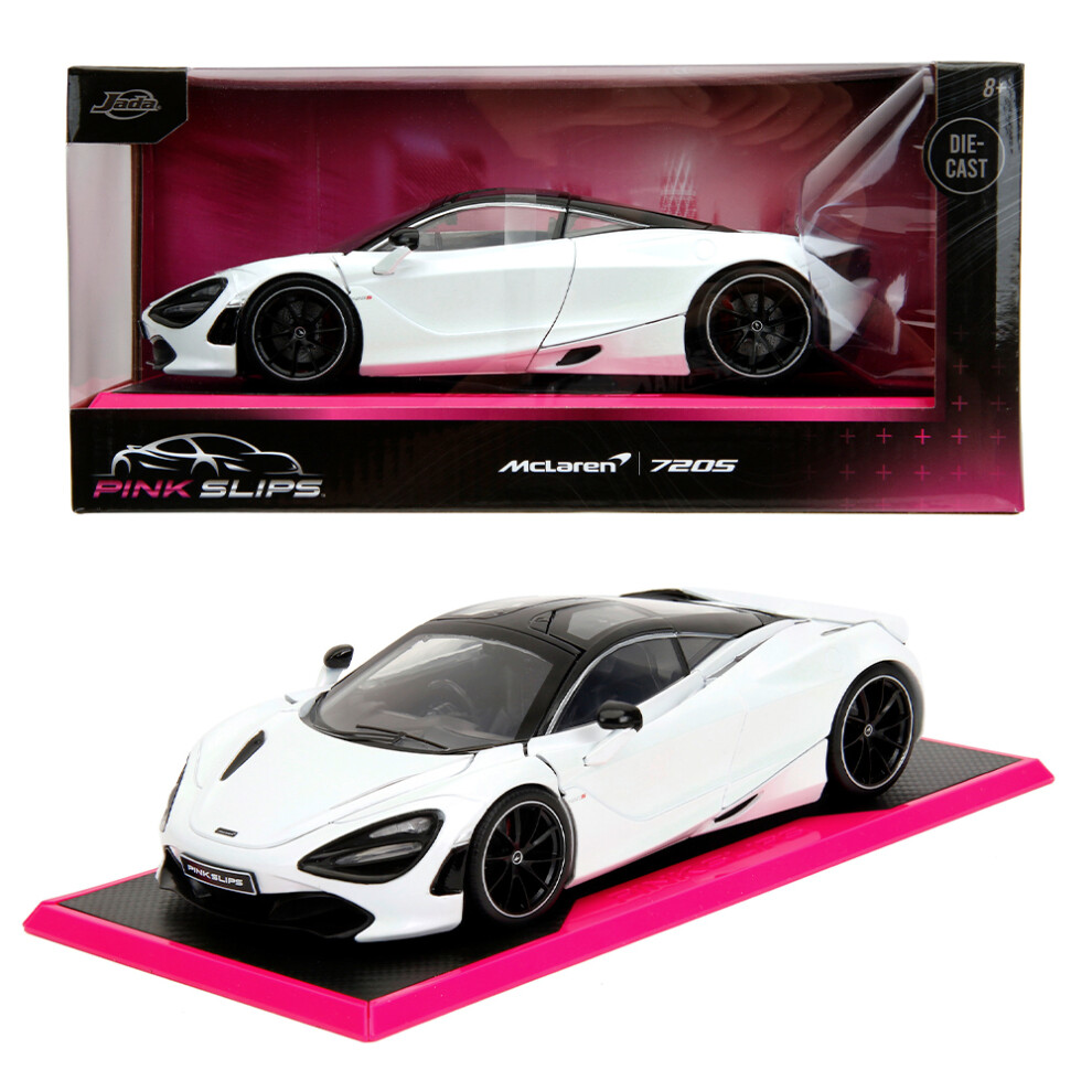 McLaren 720S White 1:24 Scale Pink Slips Jada 253293014