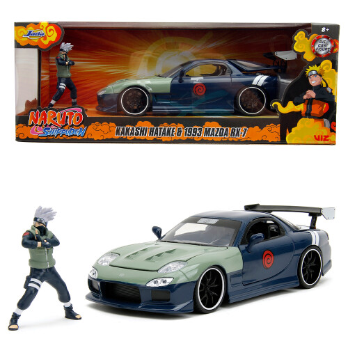 Jada MAZDA RX-7 Figur Kakashi Hatake NARUTO JADA 1:24
