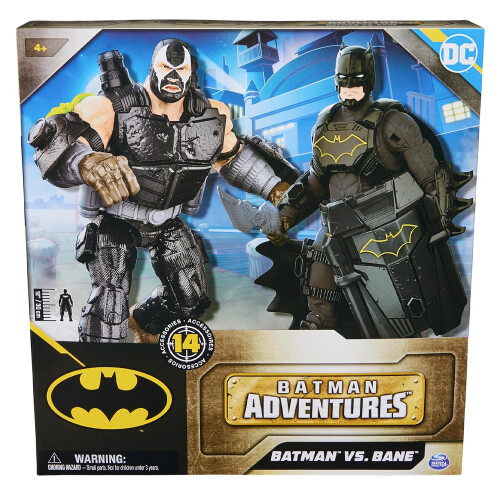 Spin Master DC Batman VS Bane Adventure Battle Pack with 12" Customizable Action Figures