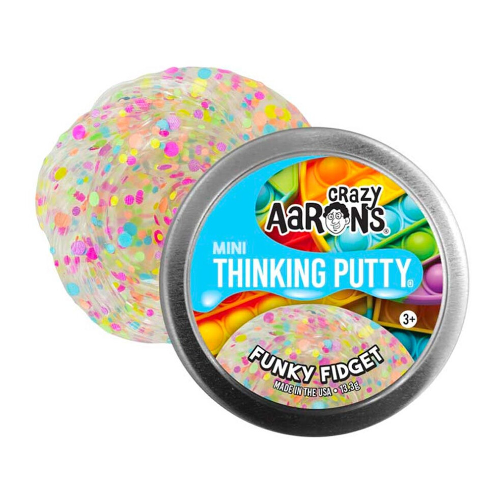 Crazy Aaron's Funky Fidget Thinking Foam Stretch Toy Mini Tin FN003