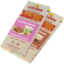 Natural Guava Energy Bars – 2x400g High Carb Cycling Energy Snack & Sport Gel in One for Maximum Endurance – Running Sweets for Athletes - Vegan,