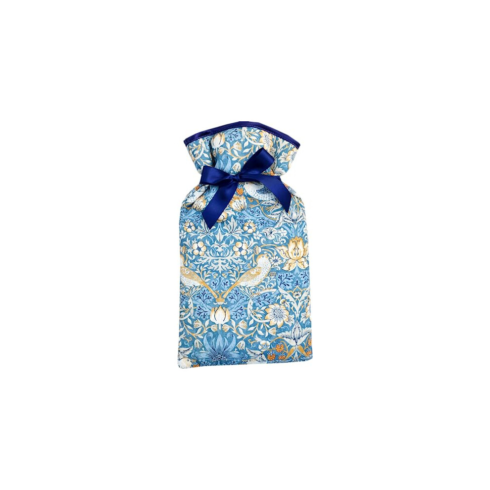 Vagabond Bags Ltd Strawberry Thief William Morris 2 Litre Hot Water Bottle - Image 2